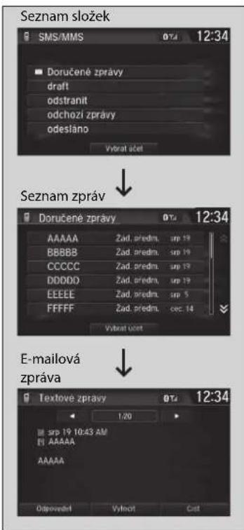 Seznam složek SMS/MMS 074 12:34 ■ Doručené zprávy draft odstranit odchozi zprávy odeslano Vybrat účet Seznam zpráv Doručené zprávy 074 12:34 AAAAA Zad. predm. srp 19 BBBBB Zad. predm. srp 19 CCCCC Zad. predm. srp 19 DDDDD Zad. predm. srp 19 EEEE Zad. predm. srp 5 FFFFZ Zad. predm. cec. 14 Vybrat účet E-mailová zpráva Textove zprávy 074 12:34 ■ srp 19 10:43 AM ■ AAAAAA AAAAA Odpovedný Vybrat Cut