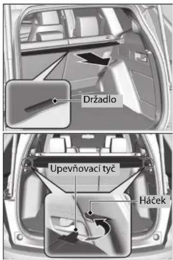 Držadlo Upevňovací tyč Háček