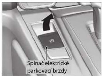 Spínač elektrické parkovací brzdy
