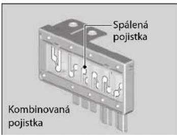 Spálená pojistka Kombinovaná pojistka