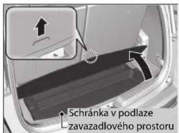 Schránka v podlaze zavazadlového prostoru