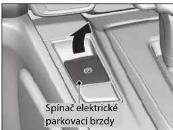 Spínač elektrické parkovací brzdy