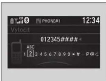 Vytocit 012345### ABC 1 2 3 4 5 6 7 8 9 0 * # P @ C