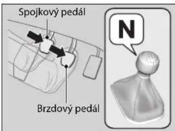 Spojkový pedál Brzdový pedál
