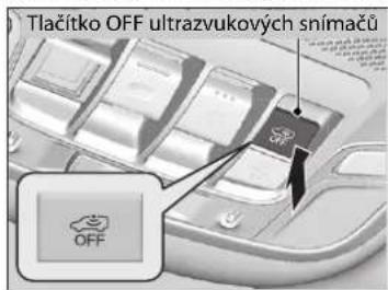 Tlačítko OFF ultrazvukových snímačů OFF