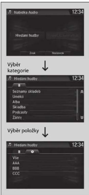 Nabicka Audio 12:34 Hledani hudby Zvak Nastaven Výběr kategorie Hledani hudby 12:34 Seznamy skladeb Umělci Alba Skladba Podcasty Zánry Výběr položky Hledani hudby 12:34 Vše AAA BBB CCC