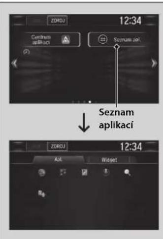 ZDRDJ 12:34 Centrum aplikaci Seznam pol. Seznam aplikaci ZDRDJ 12:34 Aol Widget Rg