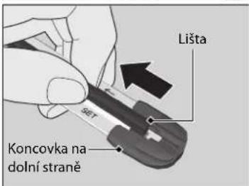 Lišta Koncovka na dolní straně