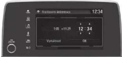Nachtzern informaz 12:34 1:05 +11:29 12 : 34 Výručkovat OK