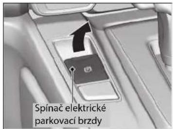 Spínač elektrické parkovací brzdy