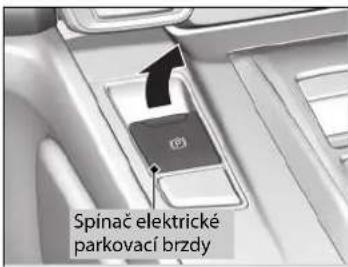 Spinač elektrické parkovací brzdy