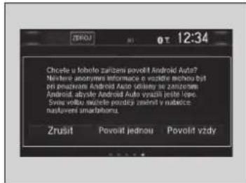 Chede u toboho zazemu povolit Android Auto? Nektere anonyma informace o vozlide mchou byt pn pouzvans Android Auto vlohye se zazemus Android, abyste Android Auto vlasili jeetn lope. Sima volto mocte pozidy zazeln y nizlce nadavens smartphones. Zrusit Povolit jednou Povolit vzdy