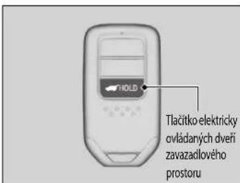 Tlačitko elektricky ovladaných dveří zavazadlového prostoru