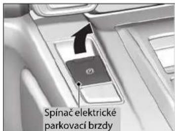 Spínač elektrické parkovací brzdy
