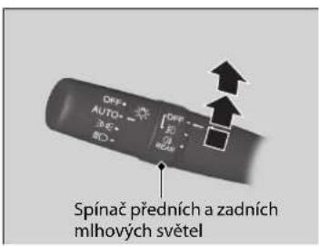 OFF AUTO- BIO- OFF BIO- Spínač předních a zadních mlhových světel