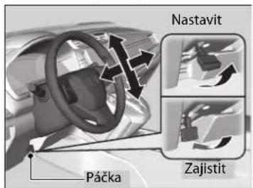 Nastavit Páčka Zajistit