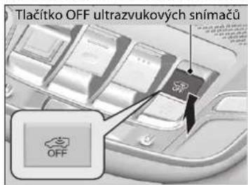 Tlačítko OFF ultrazvukových snímačů OFF