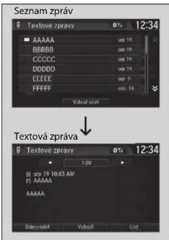 Seznam zpráv Textove zpravy 0% 12:34 AAAAA srp 19 BBBBB srp 19 CCCCC srp 19 DDDDD srp 19 EEEE srp 5 FFFFF cel. 14 Vybrat účet Textová zpráva 1:20 Ⅲ srp 19 10:43 AM Ⅳ AAAAAA AAAAA Odrovýdět Výkocit Čist