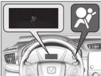 Honda CR-V Hybrid (2019) - Kontrolka zádržného systému (SRS) - 1