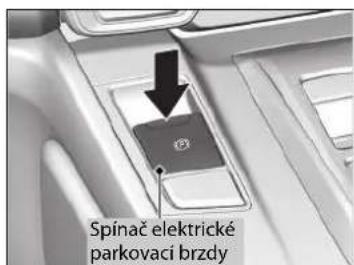 Spínač elektrické parkovací brzdy