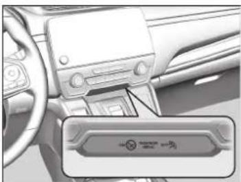 Honda CR-V Hybrid (2019) - Kontrolka vypnutí čelního airbagu spolujezdce - 1
