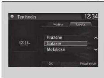 Typ hodin 12:34 Hodiny Tageta Prazdne Galaxie Metalické 12:34. OK Przed nové