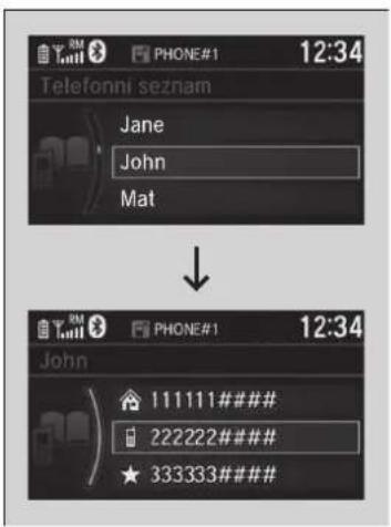 Telephone#1 12:34 Jane John Mat ↓ PHONE#1 12:34 John 111111### 222222### 333333###