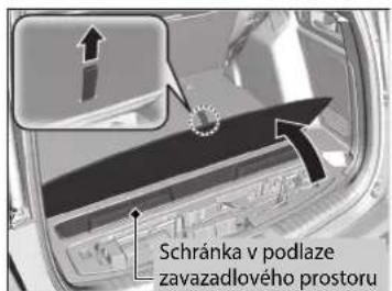 Schránka v podlaze zavazadlového prostoru