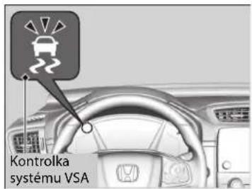 Kontrolka systému VSA