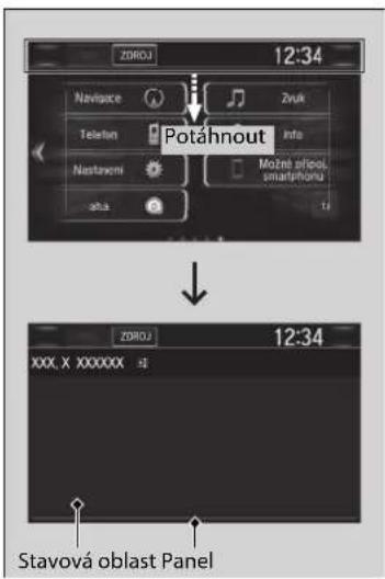 ZOROJ 12:34 Navigace Zruk Telefon Info Nastanci Možné přípoň, smartíphoru ohla Potáhnout ZOROJ 12:34 XXX X XXXXXX Stavová oblast Panel