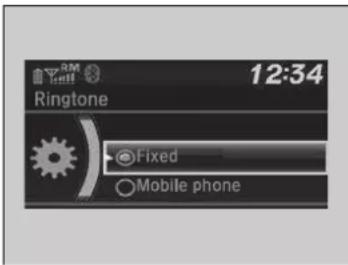 12:34 Ringtone Fixed Mobile phone