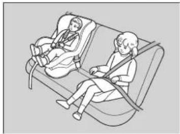 Honda Jazz (2020) - Children should sit properly restrained in a rear seat. This is because: - 1