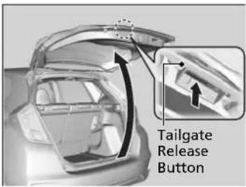 Tailgate Release Button