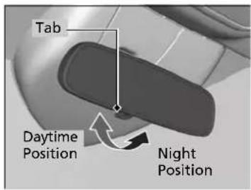 Tab Daytime Position Night Position