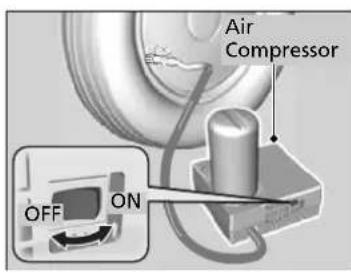 Air Compressor OFF ON