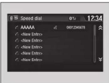 Speed dial 04 12:34 AAAA 08912345678