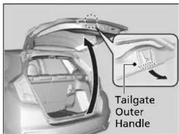 Tailgate Outer Handle