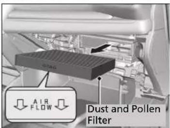 AIR FLOW Dust and Pollen Filter