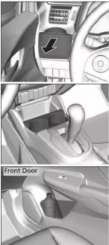 Honda Jazz (2020) - Beverage Holders - 1
