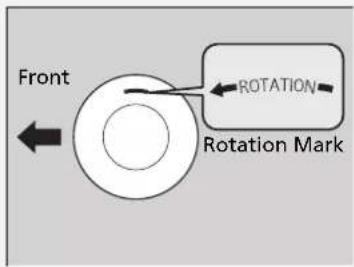 Front ROTATION Rotation Mark