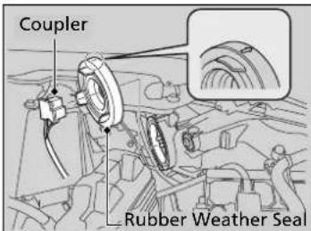 Coupler Rubber Weather Seal