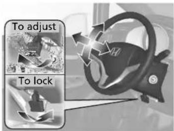 To adjust To lock