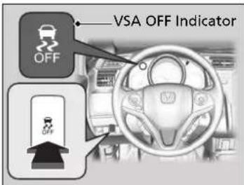 VSA OFF Indicator OFF