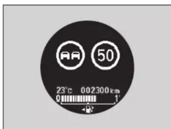AA 50 23°C 002300km 0 1°