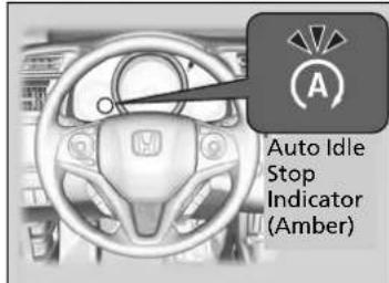 Auto Idle Stop Indicator (Amber)