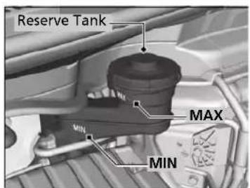 Reserve Tank MAX MIN MIN