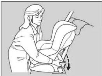 Honda Jazz (2020) - Installing a Child Restraint System with a Lap/Shoulder Seat Belt - 1