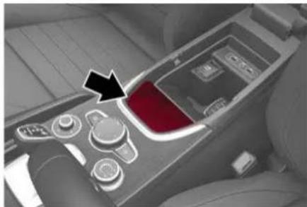 ALFA ROMEO Giulia (2021) - Wireless Charging Pad — If Equipped - 1