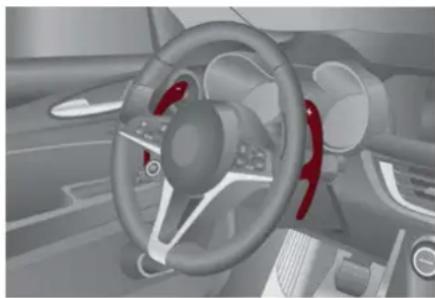 ALFA ROMEO Giulia (2021) - Steering Wheel Shift Paddles — If Equipped - 1