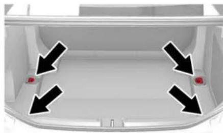 ALFA ROMEO Giulia (2021) - Rear Cargo Tie-Downs — If Equipped - 1